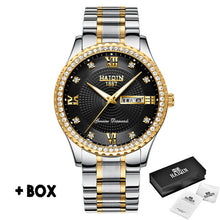 Load image into Gallery viewer, Haiqin Fashion Diamond trim Quartz Mens Watches Top Brand Luxury men watch Ladies Wrist Watch Unisex Lady Relogio Feminino 2019