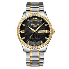 Load image into Gallery viewer, Haiqin Fashion Diamond trim Quartz Mens Watches Top Brand Luxury men watch Ladies Wrist Watch Unisex Lady Relogio Feminino 2019