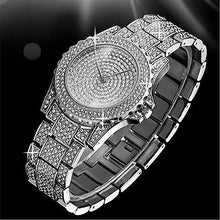 Load image into Gallery viewer, Luxury Men watch star Diamond Top Brand Man Clock Crystal Shining Male Stainless Steel Wrist Watches Fashion Hour Quartz Busines