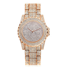 Load image into Gallery viewer, Luxury Men watch star Diamond Top Brand Man Clock Crystal Shining Male Stainless Steel Wrist Watches Fashion Hour Quartz Busines