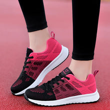 Load image into Gallery viewer, Women Shoes Casual Sneakers Women Trainers Fasion Lace-Up Breathable Mesh Walking Shoes Women Tenis Feminio