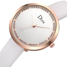 Load image into Gallery viewer, Women's Watches Top Brand Fashion Womens Ladies Simple Watches Zegarek Damsk iLeather Analog Quartz Wrist Watch clock saat Gift