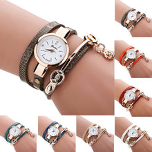 Load image into Gallery viewer, Quartz Watches Women Watches часы Accessories Luxury Fashion Casual Leather Strap wrist watches Gifts Wholesale Free Ship