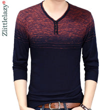 Load image into Gallery viewer, 2019 designer pullover striped men sweater mensthin jersey knitted sweaters mens wear slim fit knitwear fashion clothing 10038