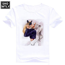 Load image into Gallery viewer, Showtly Super mama mother's love New T Shirt Female oversized Women T-shirt Korean Fashion Clothing Streetwear Vogue T-shirts