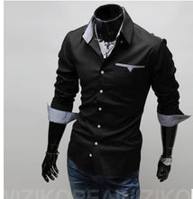 Load image into Gallery viewer, Mens Formal Shirt Long Sleeve Dress Designer Business Luxury Shirts Regular Fit