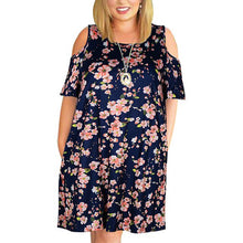 Load image into Gallery viewer, Big size 9XL Woman Summer dress Loose sexy solid plus size dresses off the shoulder women clothing 9XL party dress vestidos