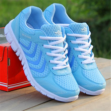 Load image into Gallery viewer, Shoes women 2019 New Arrivals fashion Sneakers Breathable mesh Woman spring summer fiat Casual shoes