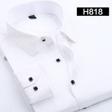 Load image into Gallery viewer, 2020 New Men Shirt Spring Long Sleeve Plaid Print High Quality Social Dress Causal Shirt Men Brand Clothing Camisa DS-110