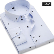 Load image into Gallery viewer, 2020 New Men Shirt Spring Long Sleeve Plaid Print High Quality Social Dress Causal Shirt Men Brand Clothing Camisa DS-110