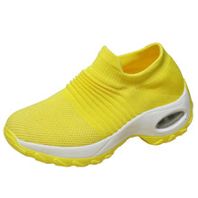 Load image into Gallery viewer, Women Shoes Chunky Sneakers Women White Shoes Breathable Casual Vulcanized Shoes Slip On Platform Sneakers Basket Femme Size 42