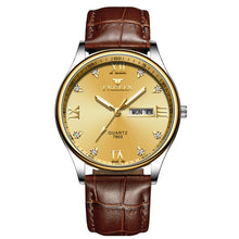 Load image into Gallery viewer, Reloj Hombre Luxury Brand Watch Men Stainless Steel Diamond Men's Quartz Watch Clock Analog Display Date Week Wrist Watches