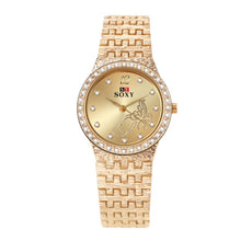 Load image into Gallery viewer, Women Watches Women Fashion Watch Luxury Diamond Women's Gold Wrist Watch Ladies Watch Women Gifts Stainless Steel Clock