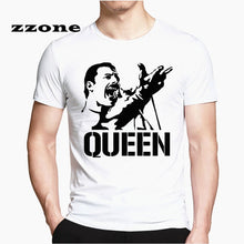 Load image into Gallery viewer, Freddie Mercury The Queen Band T-Shirt Mens Hip Hop Rock Hipster T Shirt Casual Tshirts harajuku Top Tees HCP4535