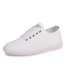 Load image into Gallery viewer, TAOFFEN Women Sneakers White Vulcanized Shoes Lace Up Round Toe Casual Women Shoes Fashion Women Shoes Footwear Size 35-40