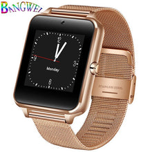 Load image into Gallery viewer, 2019 New Bluetooth Smart phone Watch Men Sport Pedometer Fashion Stainless Steel Smart Watch Support SIM TF Card Camera Android