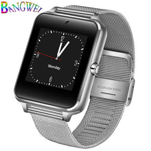 Load image into Gallery viewer, 2019 New Bluetooth Smart phone Watch Men Sport Pedometer Fashion Stainless Steel Smart Watch Support SIM TF Card Camera Android