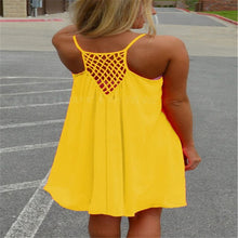 Load image into Gallery viewer, Women Beach Dress Fluorescence Female Summer Dress Chiffon Voile Women Casual Dress 2020 Summer Style Women Clothing Plus Size