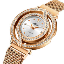 Load image into Gallery viewer, MISSFOX Magnetic Watch Women Luxury Brand Waterproof Diamond Women Watches Hollow Blue Quartz Elegant Gold Ladies Wrist Watch