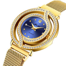 Load image into Gallery viewer, MISSFOX Magnetic Watch Women Luxury Brand Waterproof Diamond Women Watches Hollow Blue Quartz Elegant Gold Ladies Wrist Watch
