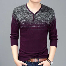 Load image into Gallery viewer, 2019 designer pullover striped men sweater mensthin jersey knitted sweaters mens wear slim fit knitwear fashion clothing 10038