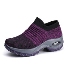 Load image into Gallery viewer, Ladies shoes flats 2019 new fashion breathable mesh sneakers women shoes slip-on comfortable sports casual shoes woman flats