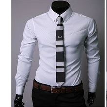 Load image into Gallery viewer, Hot Sale New Fashion Masculina Long Sleeve Shirt Men Slim fit Formal Luxury Design casual Brand Male Stylish Dress Shirts Tops
