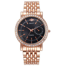 Load image into Gallery viewer, Diamond Women Luxury Brand Watch 2019 Rhinestone Elegant Ladies Watches Gold Clock Wrist Watches For Women relogio feminino 2019