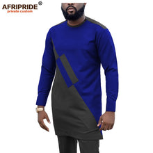 Load image into Gallery viewer, 2019 Dashiki Men Tracksuit 2 Piece African Shirts and Ankara Pants Suits Plus Size Outwear Clothes Wear AFRIPRIDE A1916057