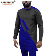Load image into Gallery viewer, 2019 Dashiki Men Tracksuit 2 Piece African Shirts and Ankara Pants Suits Plus Size Outwear Clothes Wear AFRIPRIDE A1916057