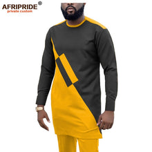 Load image into Gallery viewer, 2019 Dashiki Men Tracksuit 2 Piece African Shirts and Ankara Pants Suits Plus Size Outwear Clothes Wear AFRIPRIDE A1916057