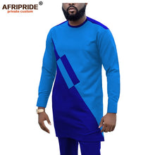 Load image into Gallery viewer, 2019 Dashiki Men Tracksuit 2 Piece African Shirts and Ankara Pants Suits Plus Size Outwear Clothes Wear AFRIPRIDE A1916057