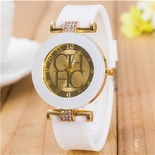 Load image into Gallery viewer, 2018 New simple leather Brand Geneva Casual Quartz Watch Women Crystal Silicone Watches Relogio Feminino Wrist Watch Hot sale