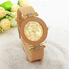 Load image into Gallery viewer, 2018 New simple leather Brand Geneva Casual Quartz Watch Women Crystal Silicone Watches Relogio Feminino Wrist Watch Hot sale