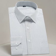 Load image into Gallery viewer, Men's Casual Long Sleeve Standard-fit Dress Shirts Formal Business Button Up Twill Simple Basic Design Work Office Tops Shirt