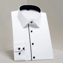 Load image into Gallery viewer, Men's Casual Long Sleeve Standard-fit Dress Shirts Formal Business Button Up Twill Simple Basic Design Work Office Tops Shirt