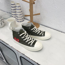 Load image into Gallery viewer, DIWEINI male PLAY Black CDG 1970s All cool star High/Low top Unisex Skateboarding Shoes sapato feminino zapatos de mujer