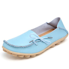 Load image into Gallery viewer, Flats Shoes Women Genuine Leather Shoes Moccasins Mother Loafers Soft Driving Ballet Footwear