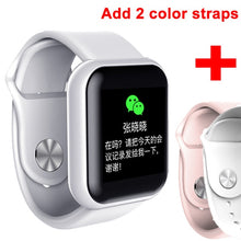 Load image into Gallery viewer, 2020 homens mulheres relógio inteligente à prova dwaterproof água pressão arterial smartwatch monitor de freqüência cardíaca sono rastreador relógio para android ios