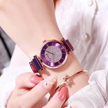 Load image into Gallery viewer, Women Watches 2019 Luxury Diamond Rose Gold Ladies Wrist Watches Magnetic Women Bracelet Watch For Female Clock Relogio Feminino