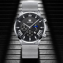 Load image into Gallery viewer, Luxury Brand Watch Men Stainless Steel Diamond Men's Quartz Watch Clock Analog Display Wrist Watches (Small Dial No Work B3683