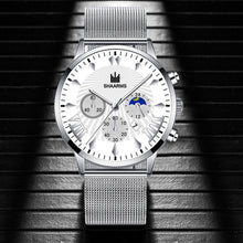 Load image into Gallery viewer, Luxury Brand Watch Men Stainless Steel Diamond Men's Quartz Watch Clock Analog Display Wrist Watches (Small Dial No Work B3683