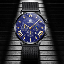 Load image into Gallery viewer, Luxury Brand Watch Men Stainless Steel Diamond Men's Quartz Watch Clock Analog Display Wrist Watches (Small Dial No Work B3683