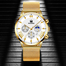 Load image into Gallery viewer, Luxury Brand Watch Men Stainless Steel Diamond Men's Quartz Watch Clock Analog Display Wrist Watches (Small Dial No Work B3683