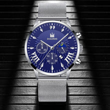 Load image into Gallery viewer, Luxury Brand Watch Men Stainless Steel Diamond Men's Quartz Watch Clock Analog Display Wrist Watches (Small Dial No Work B3683