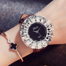 Load image into Gallery viewer, Women Clocks Big White Drill Wrist Watch Diamonds Quartz Watches Red Sexy Brand Women Ladies Female New Hodinky