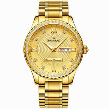 Load image into Gallery viewer, Men Watches 2019 Luxury Top Brand Gold Diamond Role Quartz Steel Calendar Luminous Relogio Masculino Wrist Watch Clock