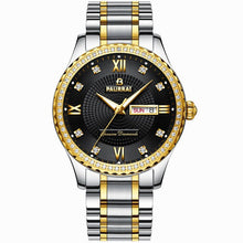 Load image into Gallery viewer, Men Watches 2019 Luxury Top Brand Gold Diamond Role Quartz Steel Calendar Luminous Relogio Masculino Wrist Watch Clock