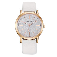 Load image into Gallery viewer, Women's Watches Top Brand Fashion Womens Ladies Simple Watches Zegarek Damsk iLeather Analog Quartz Wrist Watch clock saat Gift
