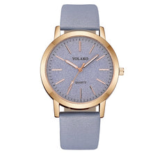 Load image into Gallery viewer, Women's Watches Top Brand Fashion Womens Ladies Simple Watches Zegarek Damsk iLeather Analog Quartz Wrist Watch clock saat Gift
